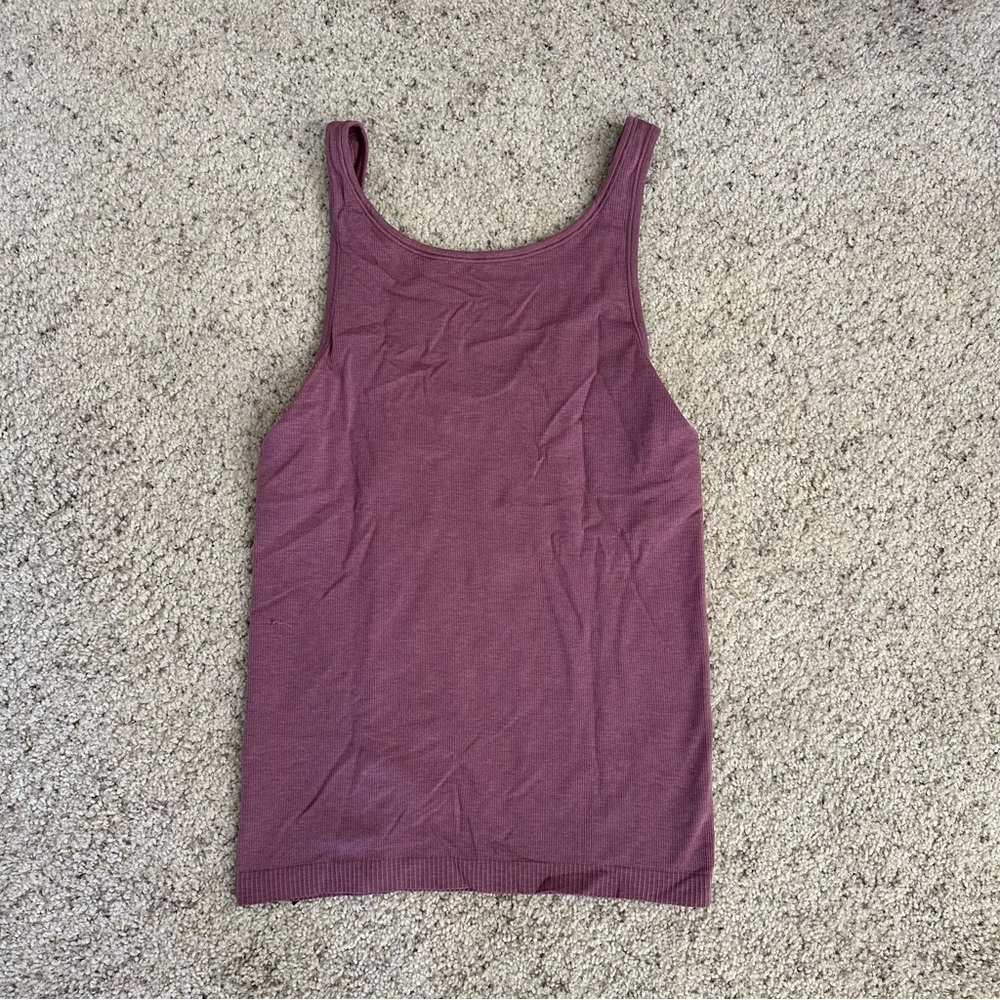 Purple lululemon workout tank top